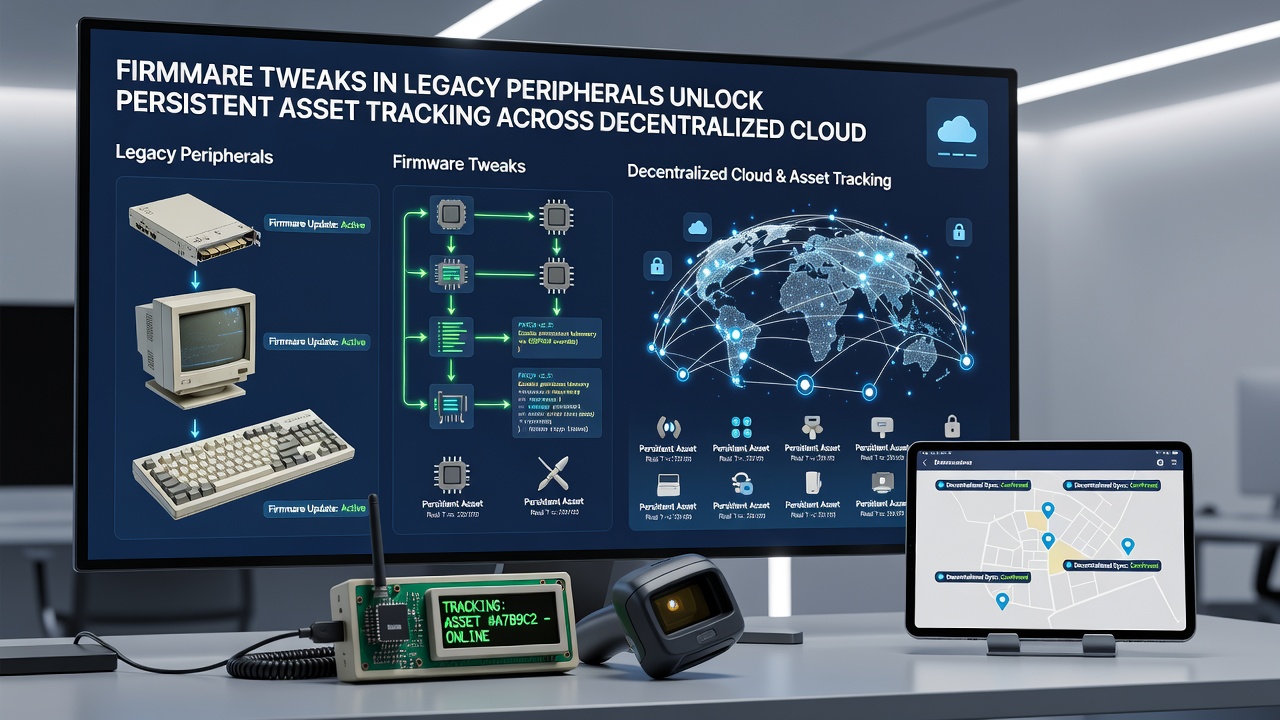 Close-up view of firmware interface running on legacy controller during decentralized tournament asset synchronization
